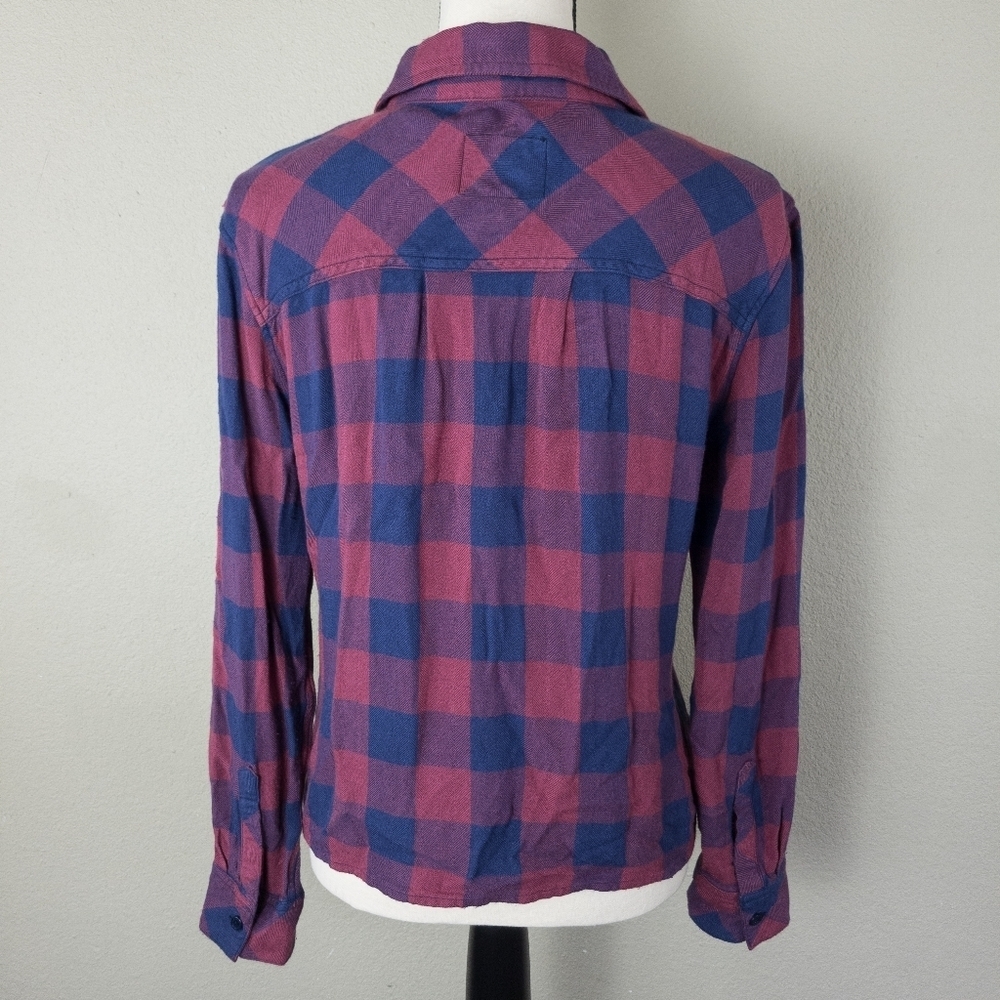 Rails Dylan Plaid Button-Up In Rouge Dusk Check - image 3